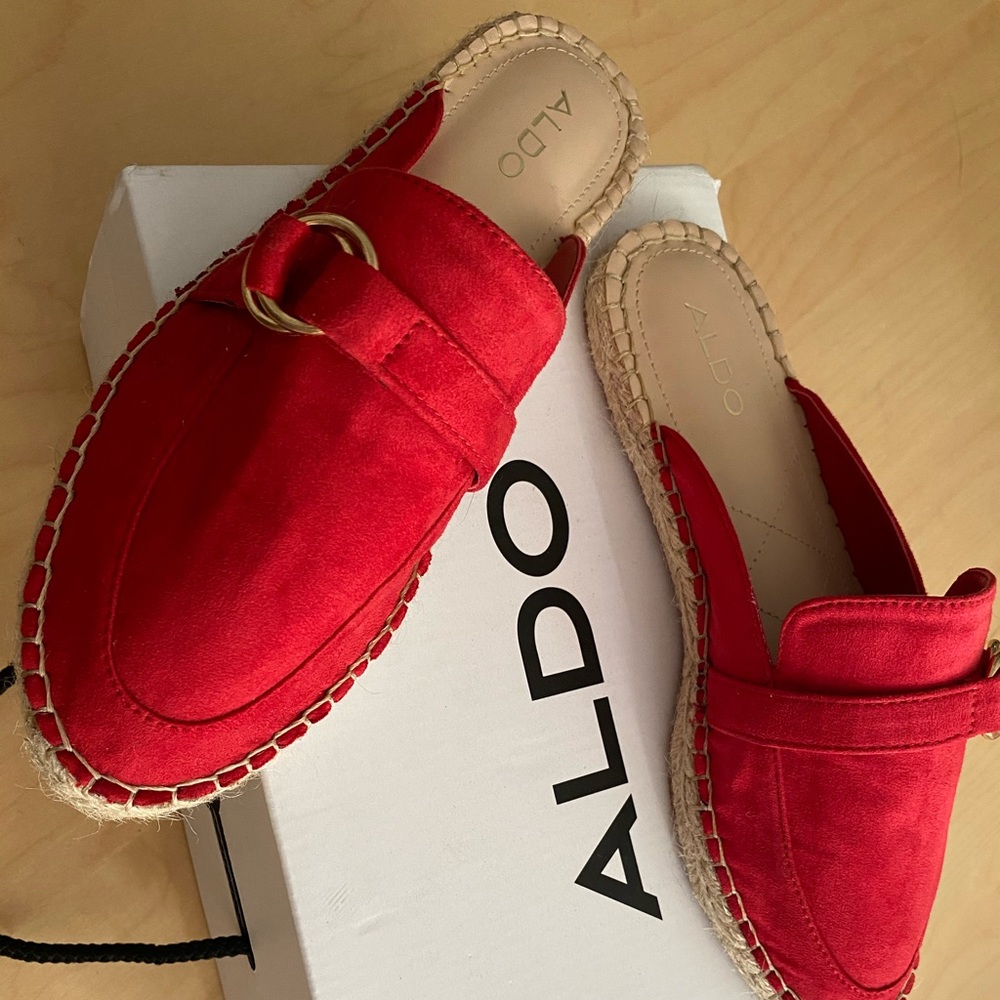 ALDO Vorfiwiel in Red Textile Microfibre 6.5